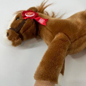 Wells Fargo Pony Mack Horse Stuffed Plush Toy Animal 160 Years of Service Ribbon